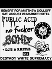 Thumbnail_Benefit Gig_No fucker_The Market Hotel August 28, 2021 8:00 PM